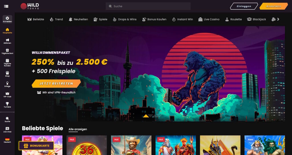 wild tokyo startseite