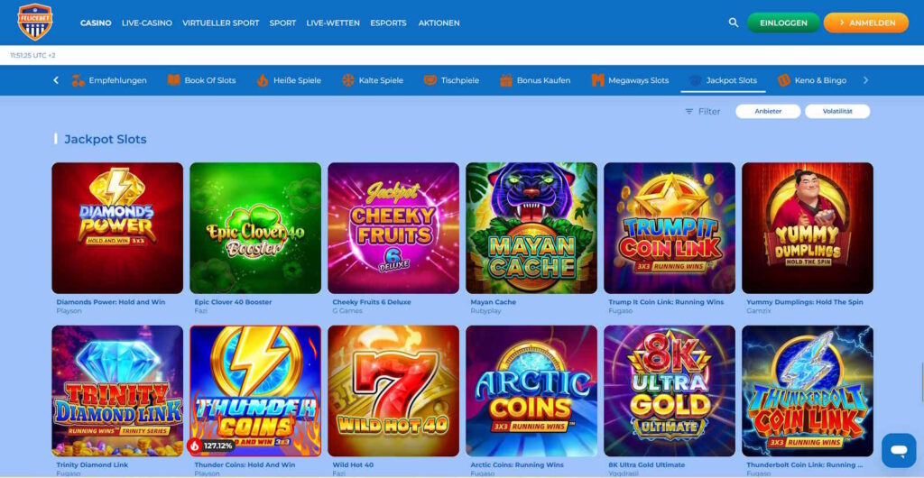 FeliceBet Jackpots