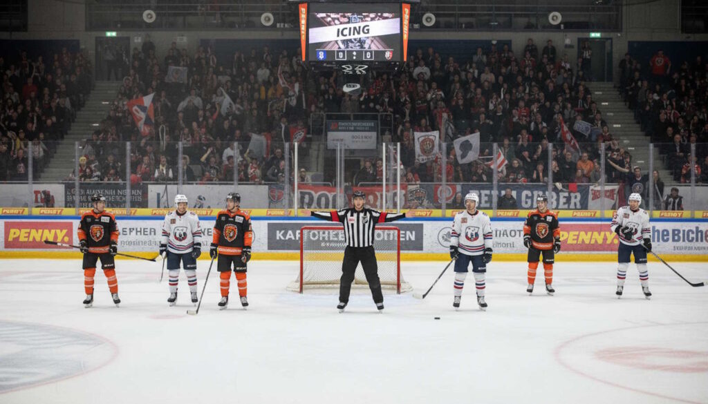 Icing beim Eishockey