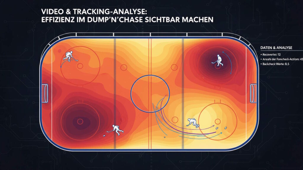 Dump and Chase beim Eishockey – Begriffserklärung, Daten und Fakten 3 Effizienz im Dump and Chase sichtbar machen