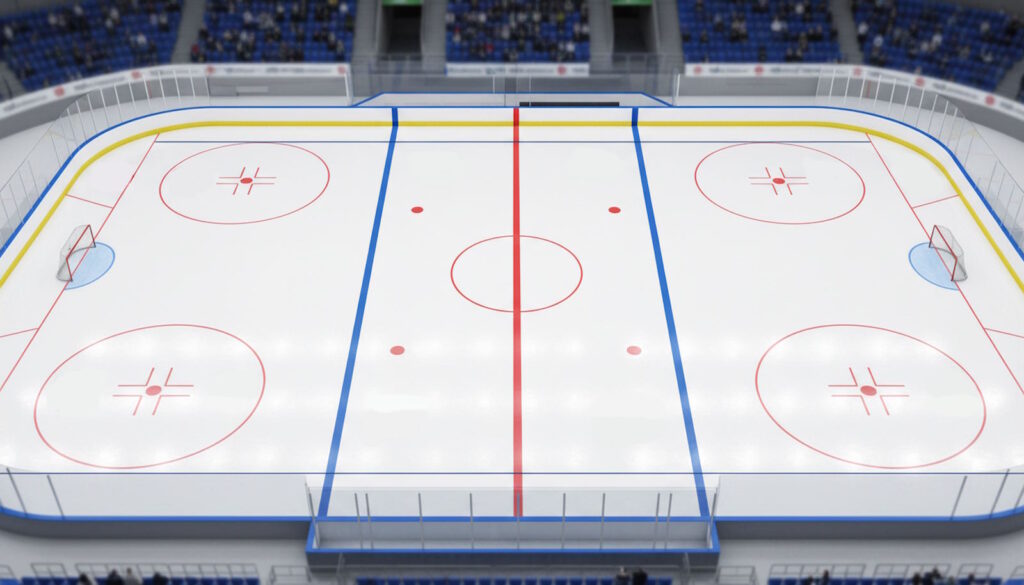 Eishockey Spielfeld in der DEL: Aufbau, Maße, Markierungen und Besonderheiten 1 Das Eishockey Spielfeld